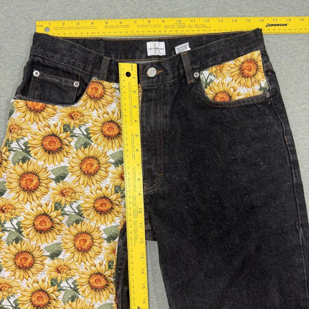Calvin Klein Black Jeans Sunflower Men’s 33x32 - Picture 8 of 14